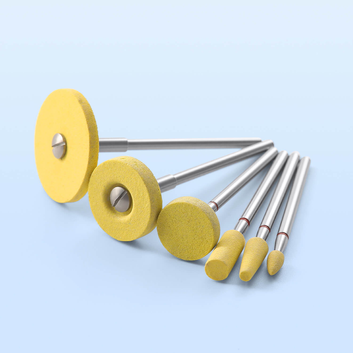 AZDENT Dental Polishing Lab Ceramic Diamond Grinder Yellow - azdentall.com