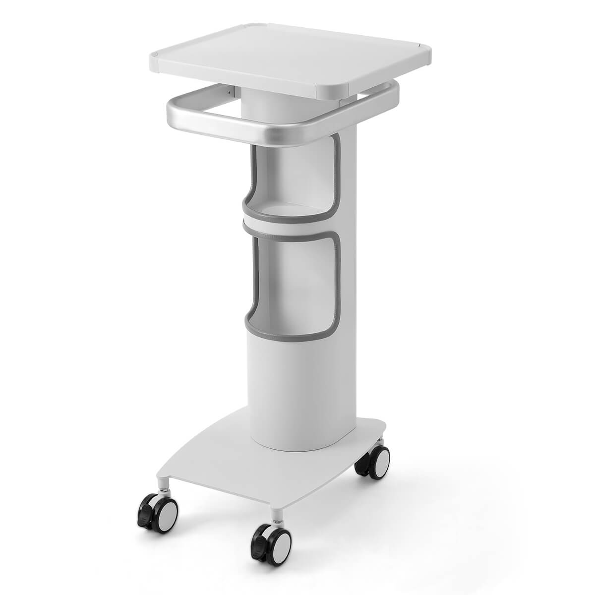 Three-layer Dental Mobile Medical Cart Trolley with Three-layer Dental Mobile Medical Cart Trolley with