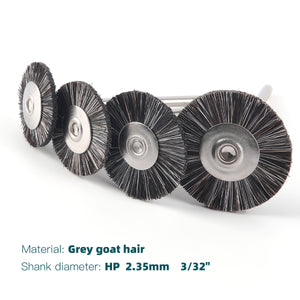 Dental Polishing Brush Wheel Grey Goat Hair 17mm/ 19mm/ 22mm/ 25mm 10pcs/Pack - azdentall.com