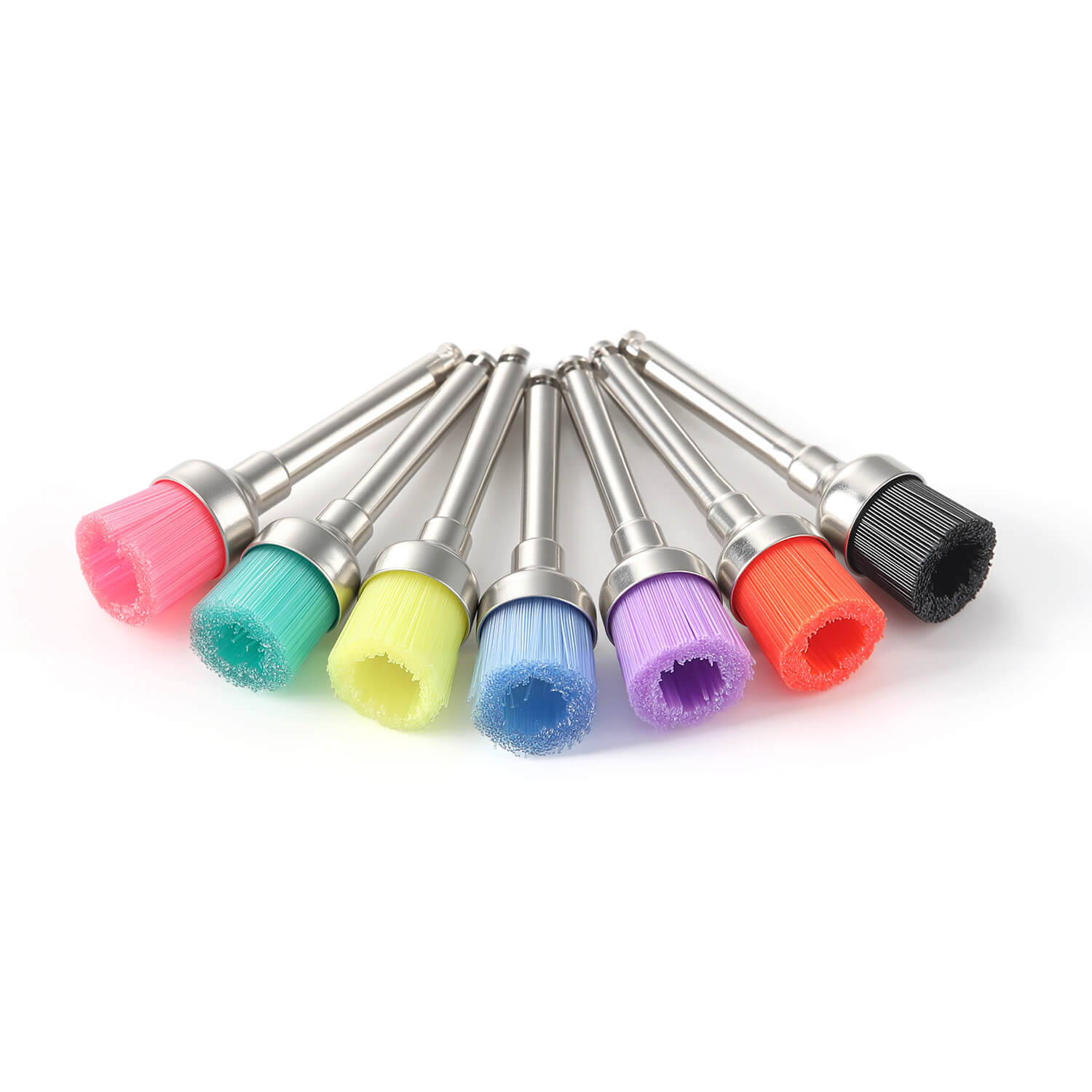 Dental Colorful Nylon Prophy Polishing Brush Bowl Shape 10pcs/Pack - azdentall.com
