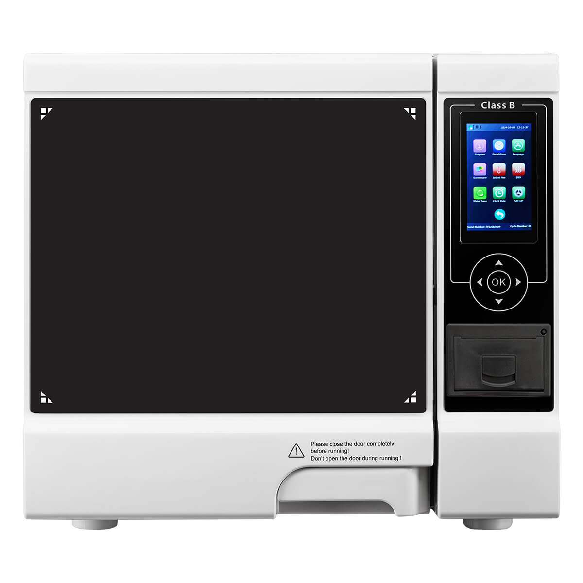 Dental Autoclave Steam Sterilizer Table Top LCD Built-in Printer Class B Dry Function 17L - azdentall.com