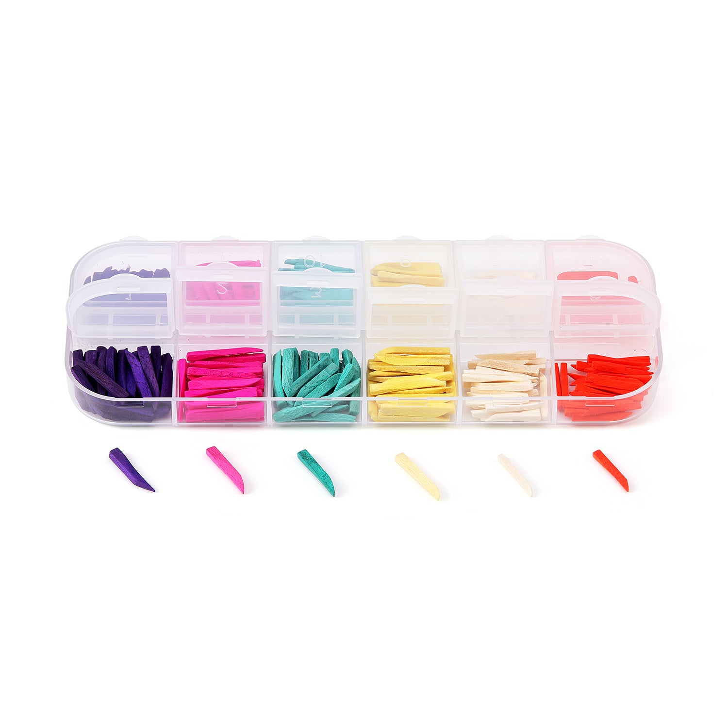 Dental Wood Wooden Wedges Assorted Six Colors 300pcs/Box – AZDENT
