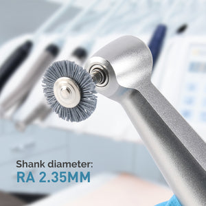 Dental Polishing Brush Alumina/ Silicon Carbide 5pcs/Pack - azdentall.com