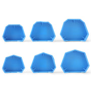 Dental Model Base Silicon Rubber Plaster Denture Tray Impression Former Base 6pcs/Set - azdentall.com