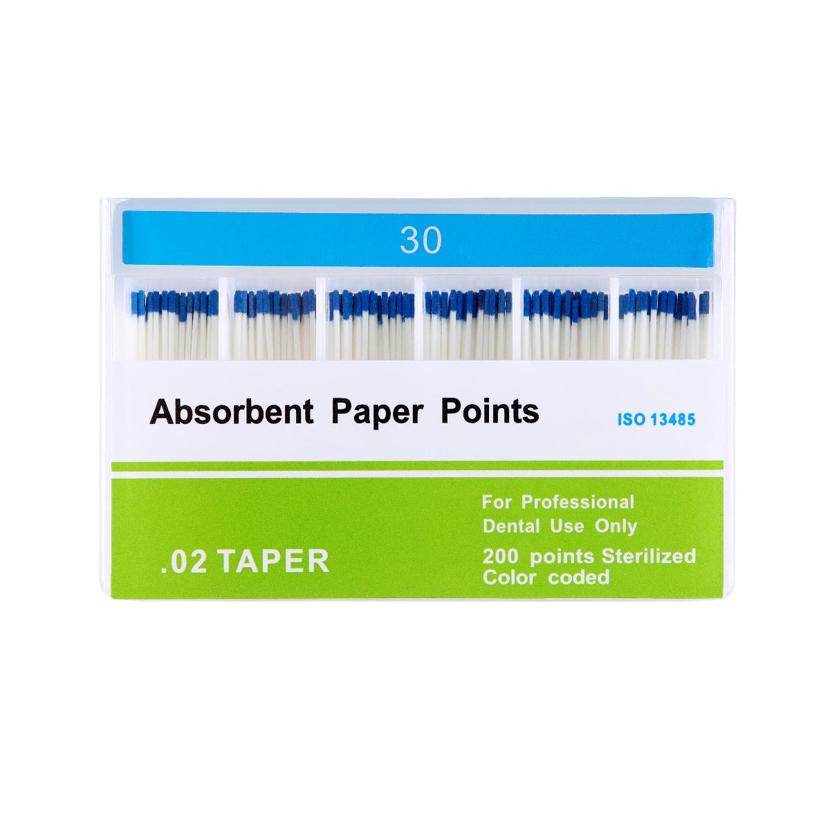 thumbnail image 2 of Meta Absorbent Paper Points - .04 Taper, #30, Color Coded - 60/Pack 2 of 4