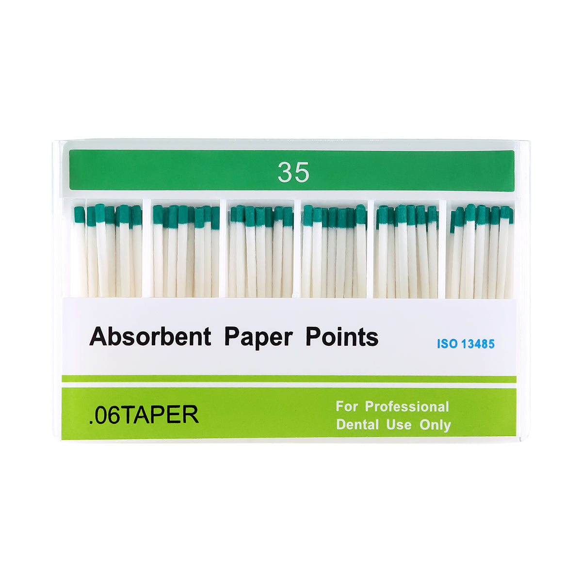 Absorbent Paper Points #35 Taper Size 0.06 Color Coded 100/Box - azdentall.com