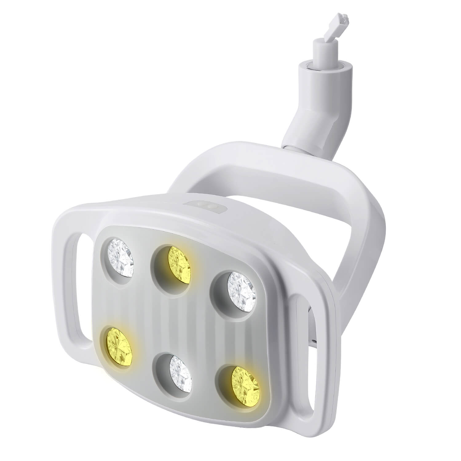 Dental Unit Chair LED Oral Light Lamp 6 Lights 9W Dual-Color Adjustable - azdentall.com