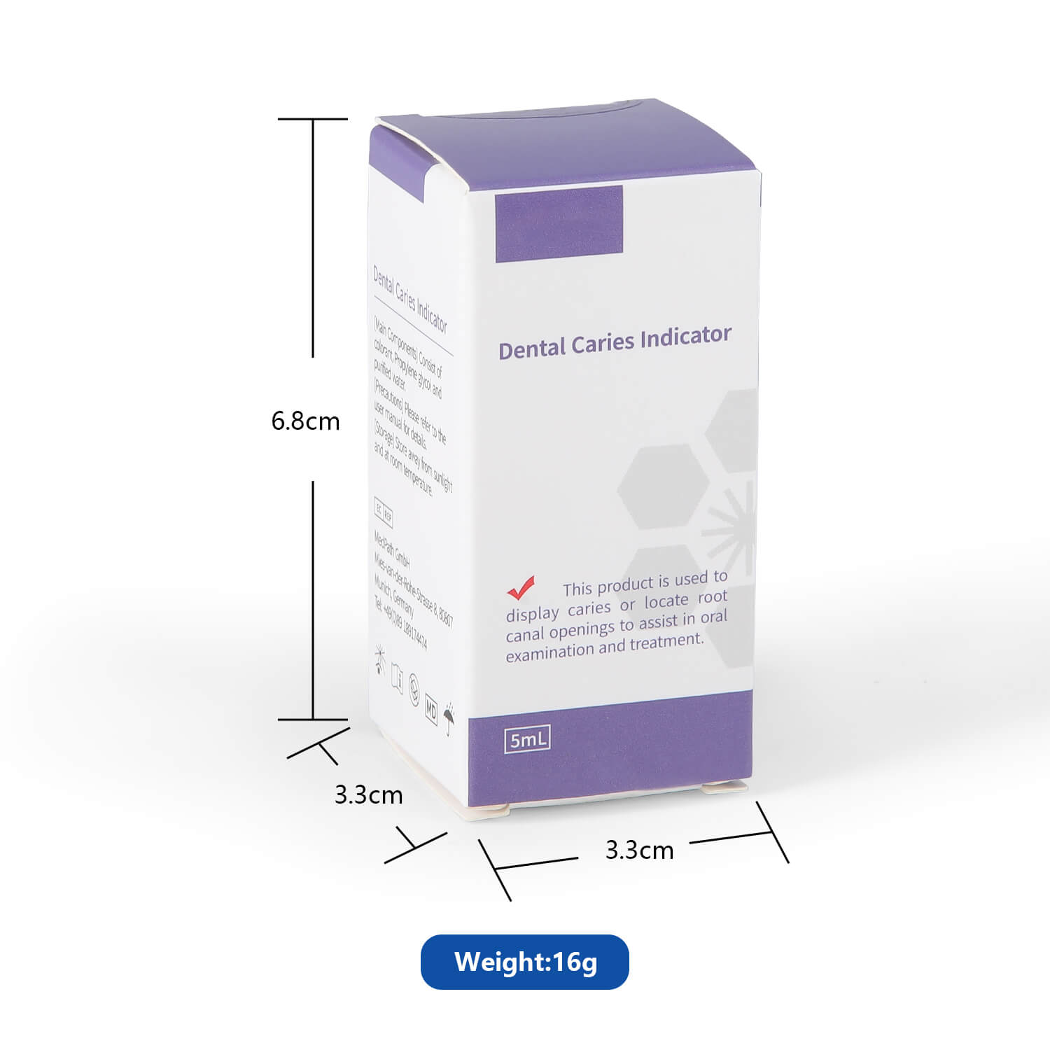 Dental Caries Indicator Diagnostic Agent Caries Finder Locating Root Canal Orifices 5ml - azdentall.com