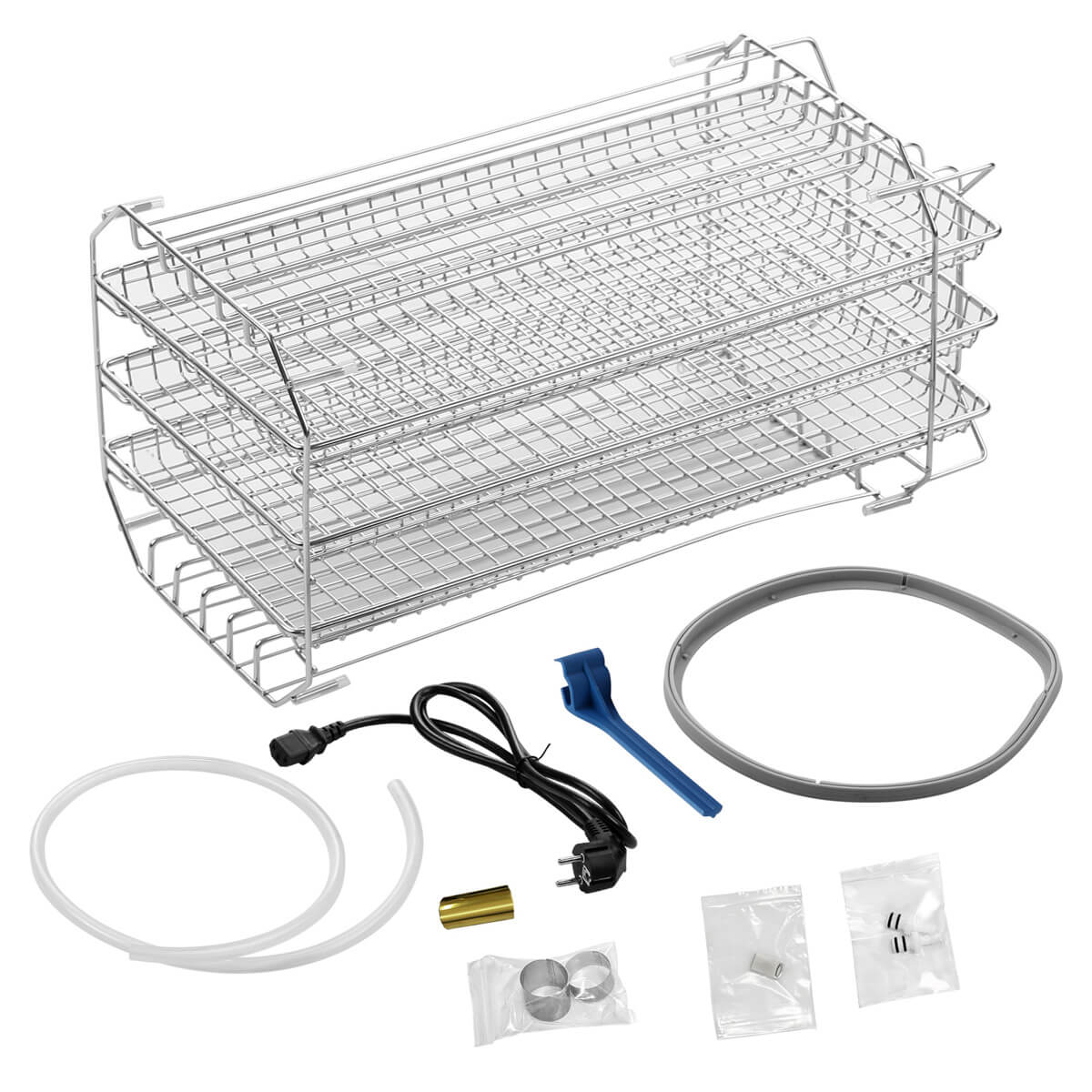 Dental Autoclave Steam Sterilizer Table Top LCD Built-in Printer Class B Dry Function 17L - azdentall.com