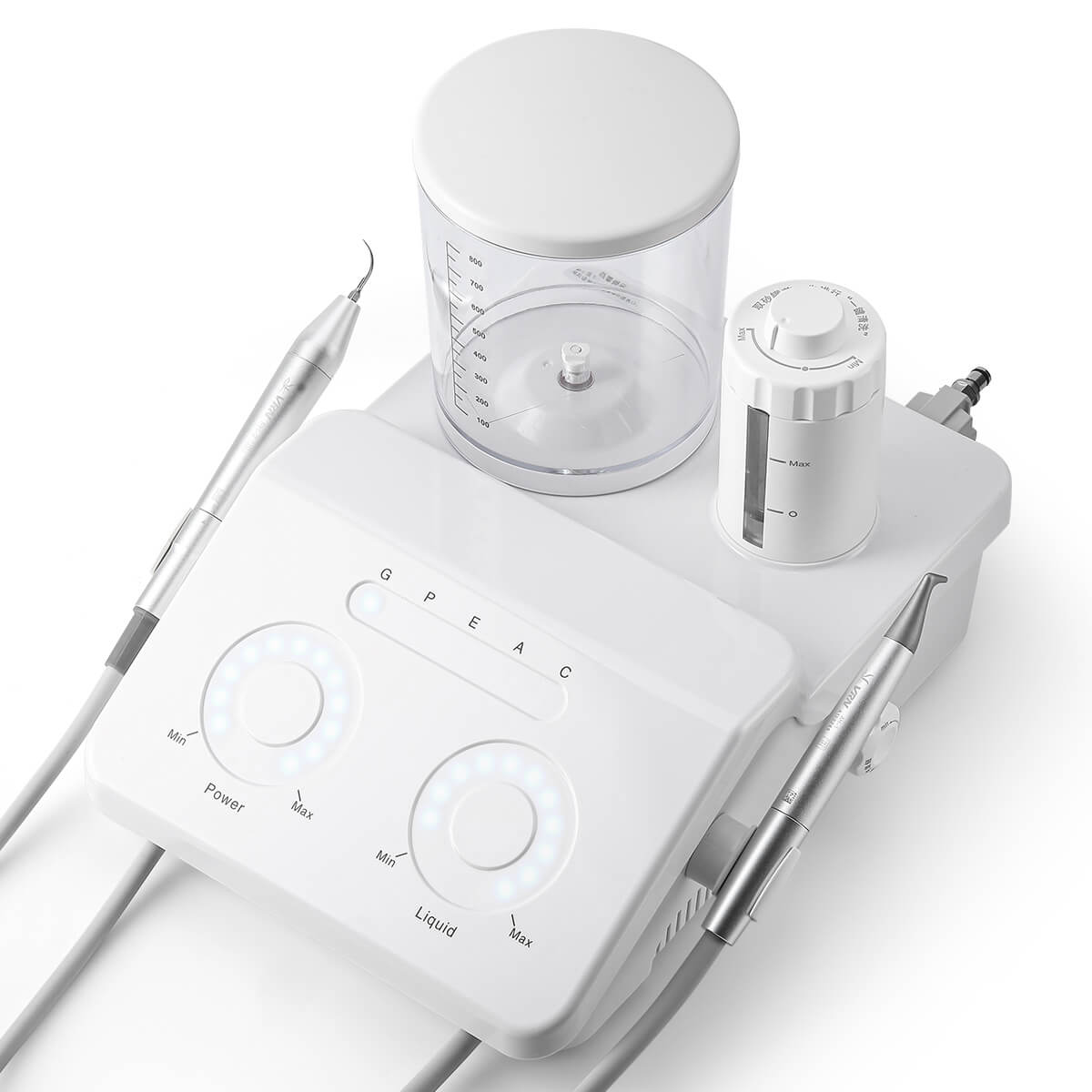 Dental VRN-DQ40 Ultrasonic Scaler Air Polisher Sandblasting Periodontal Therapy System LED Handpiece - azdentall.com