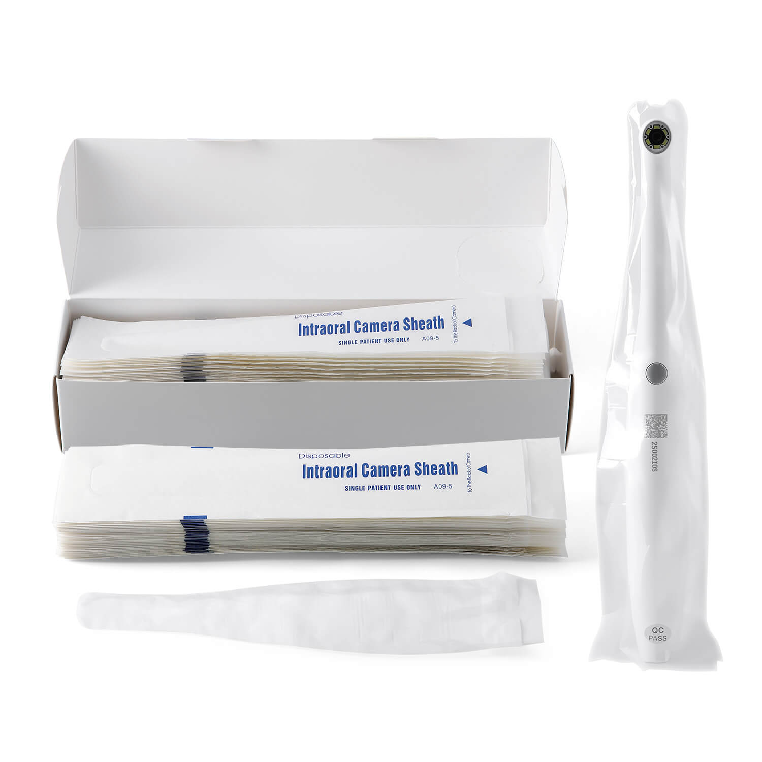 Dental Disposable Intraoral Camera Sheath Endoscope Protective Film Sleeves 100pcs/Box - azdentall.com
