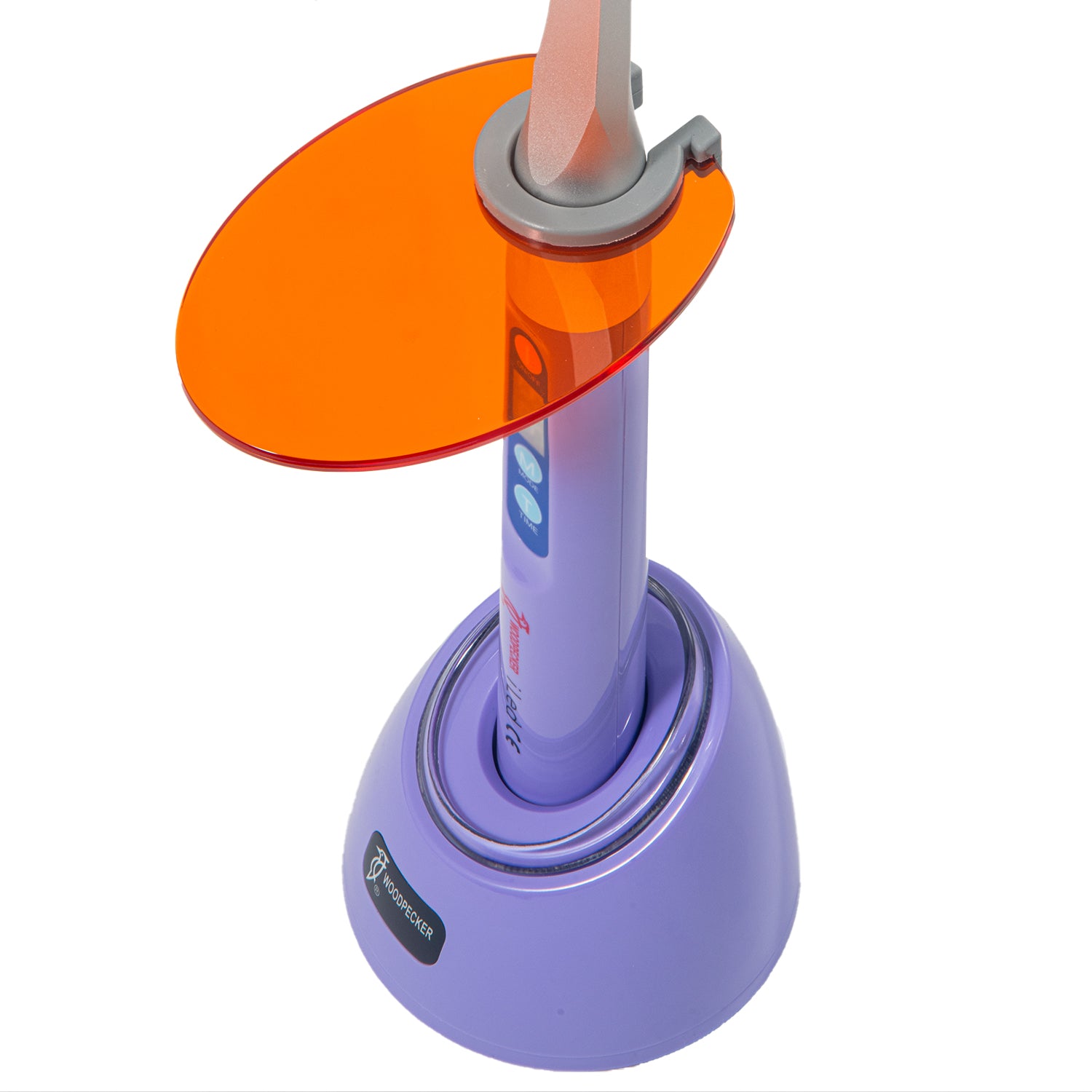 Woodpecker Curing Light iLED Plus Wireless 360° Rotary Wide Spectrum Metal Head 2 Working Modes 2500mW/cm2 White/Purple - azdentall.com