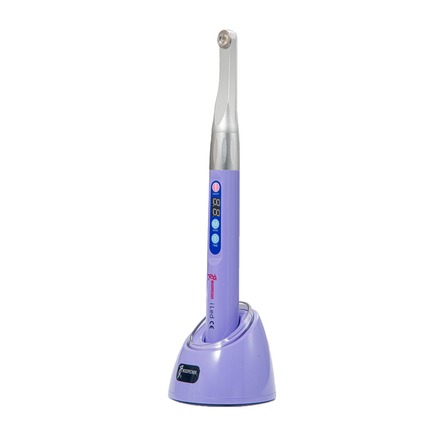Woodpecker Curing Light iLED Plus Wireless 360° Rotary Wide Spectrum Metal Head 2 Working Modes 2500mW/cm2 White/Purple - azdentall.com
