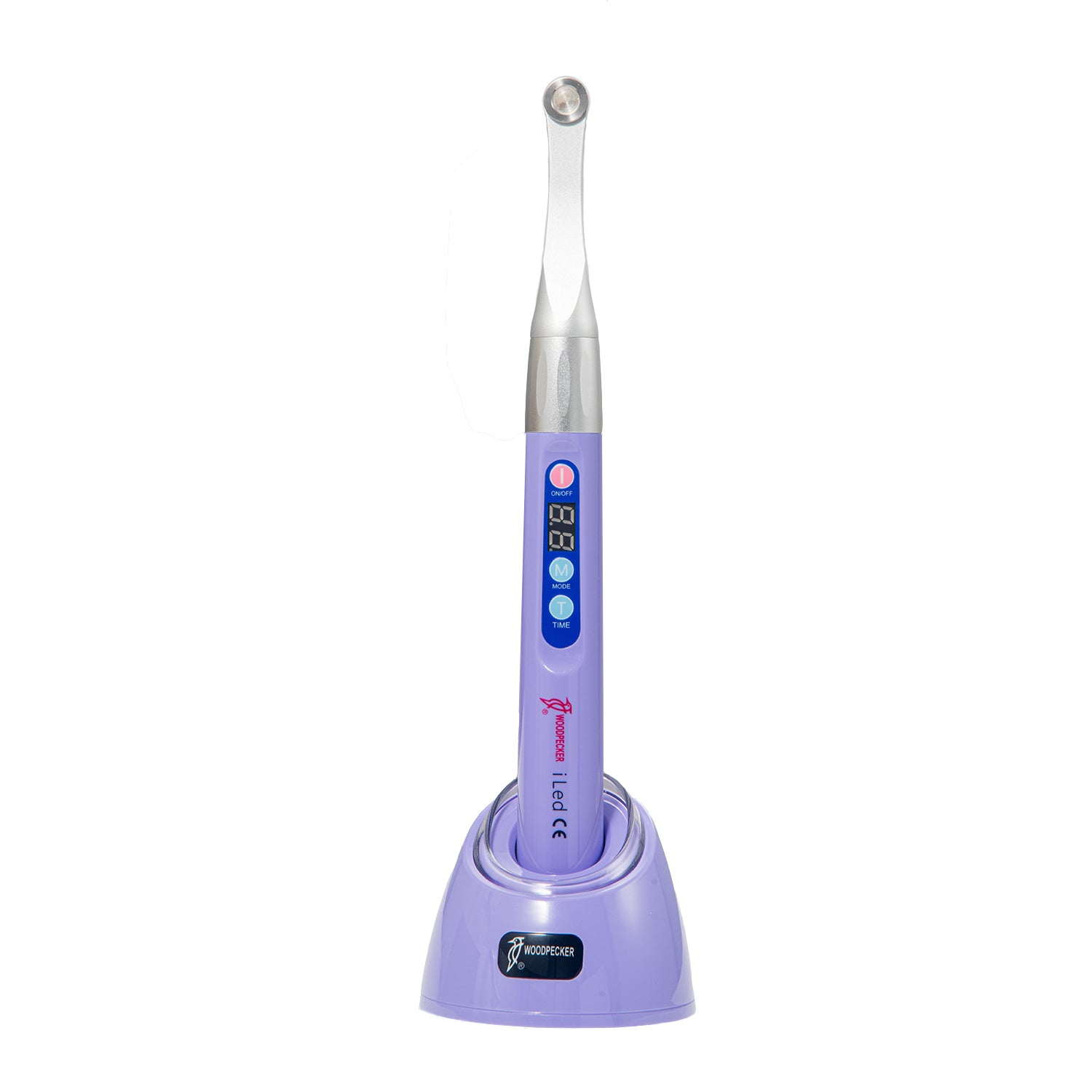 Woodpecker Curing Light iLED Plus Wireless 360° Rotary Wide Spectrum Metal Head 2 Working Modes 2500mW/cm2 White/Purple - azdentall.com