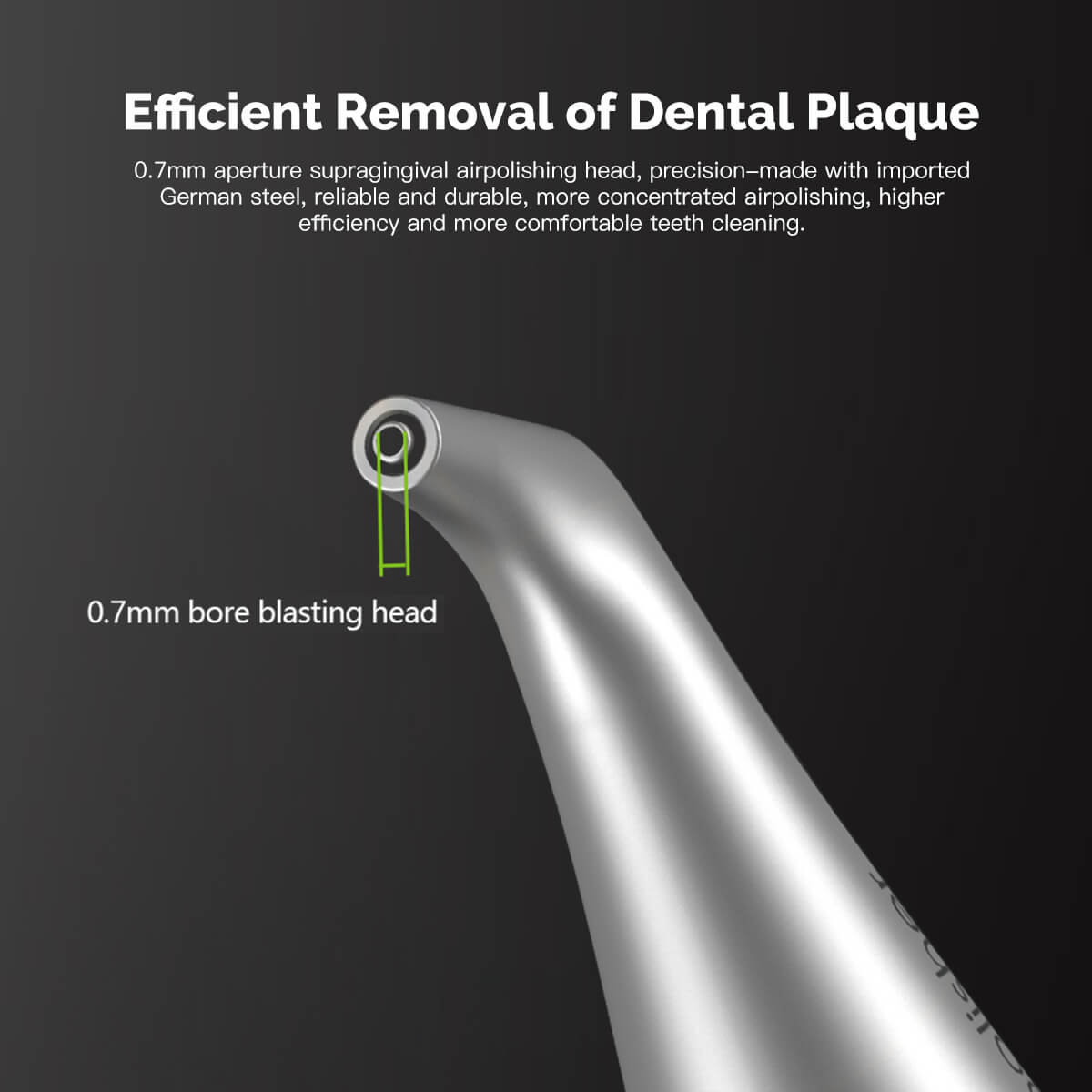 Dental VRN-DQ40 Ultrasonic Scaler Air Polisher Sandblasting Periodontal Therapy System LED Handpiece - azdentall.com