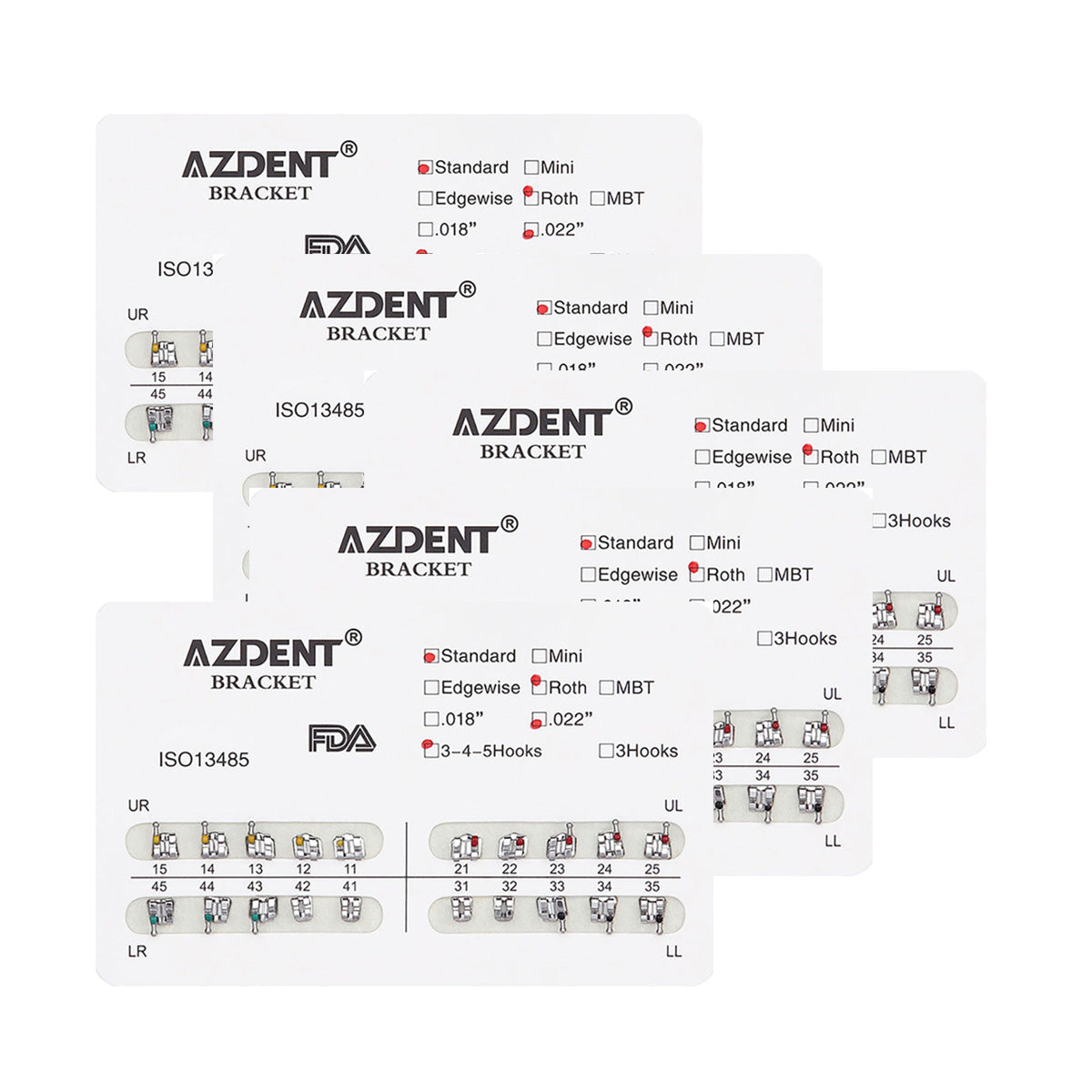 Materiale Ortodonzia Professionale 5 Scatole Staffe Ortodontiche Ceramiche Roth .022 345 Ganci - Per Laboratori Dentali Occhiali Ingrandenti Dentista Materiale Ortodonzia Professionale 5 Scatole Staffe Ortodontiche Ceramiche Roth .022 345 Ganci - Per Laboratori Dentali Occhiali Ingrandenti Dentista