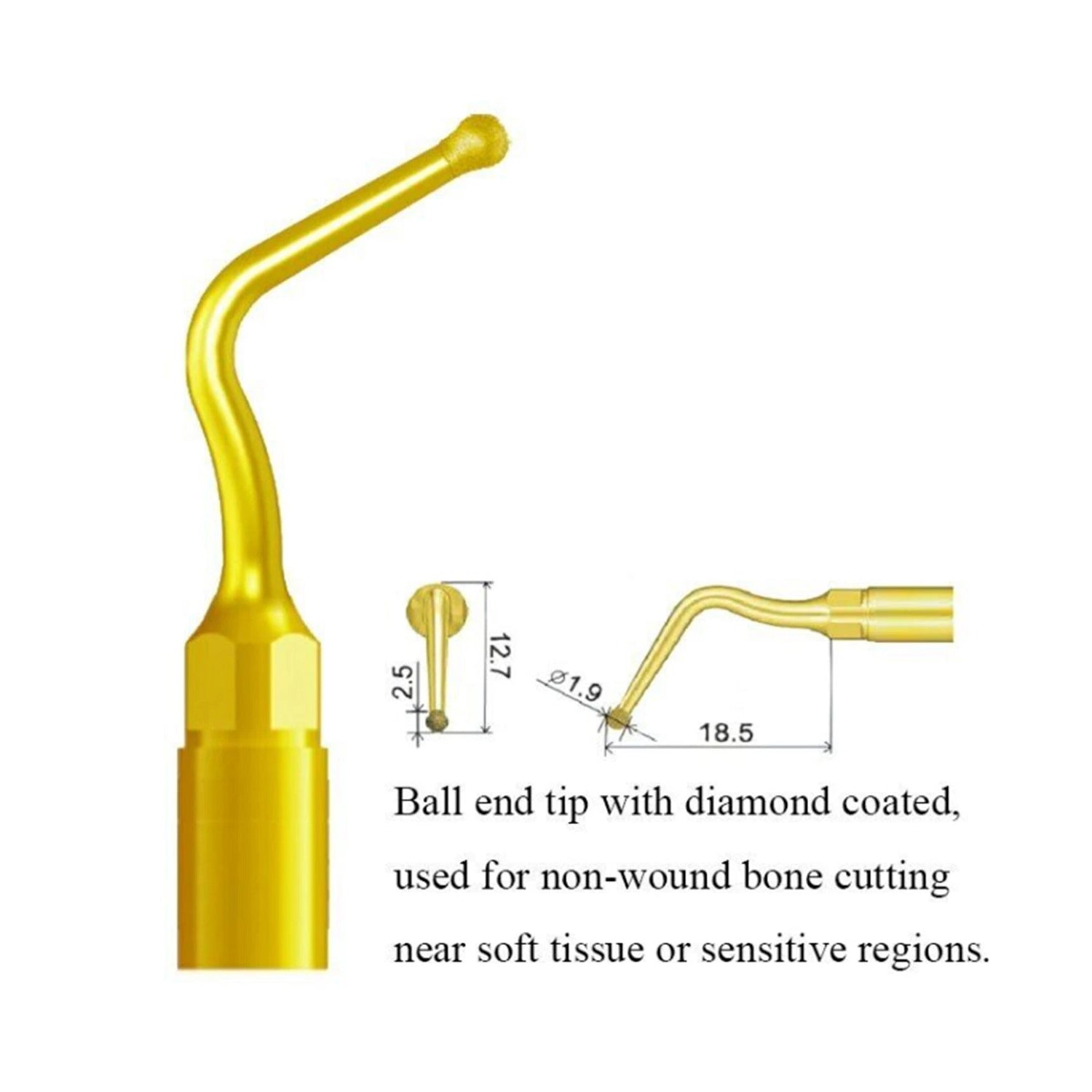 Woodpecker UL3 Piezo Bone Surgery Tip 1 PC - azdentall.com