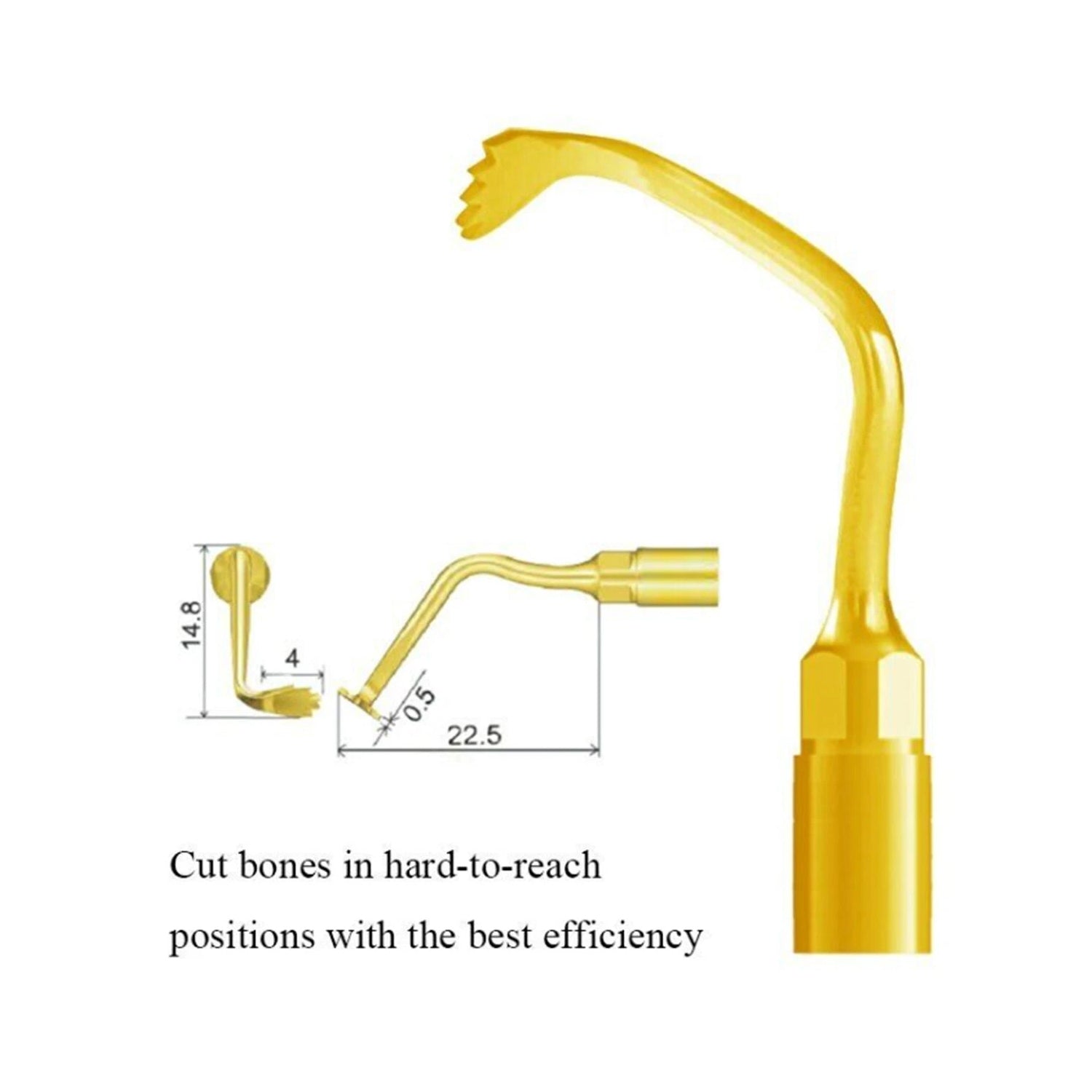 Woodpecker US1L Piezo Bone Surgery Tip 1 PC - azdentall.com