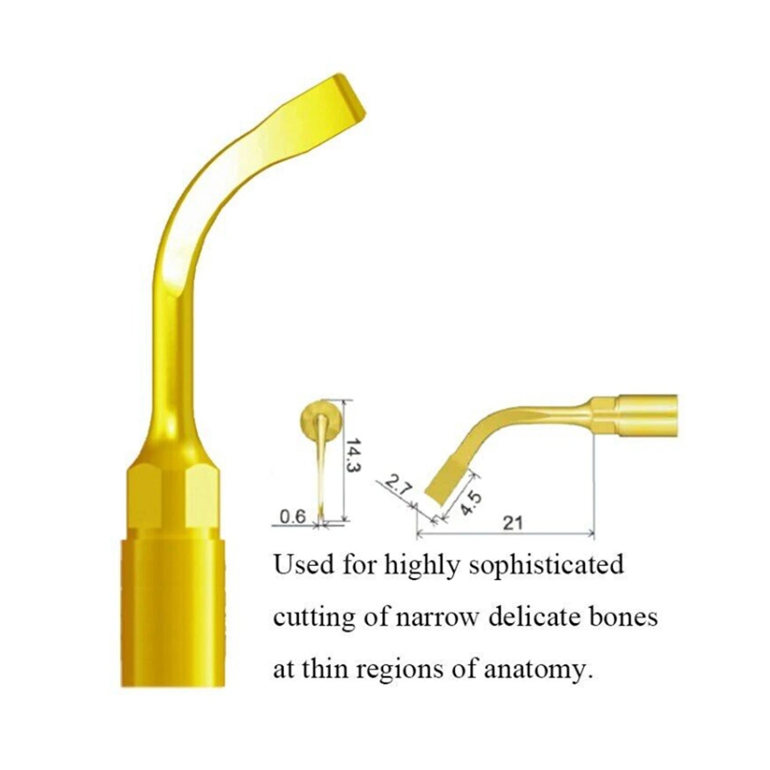 Woodpecker US3 Piezo Bone Surgery Tip 1 PC - azdentall.com