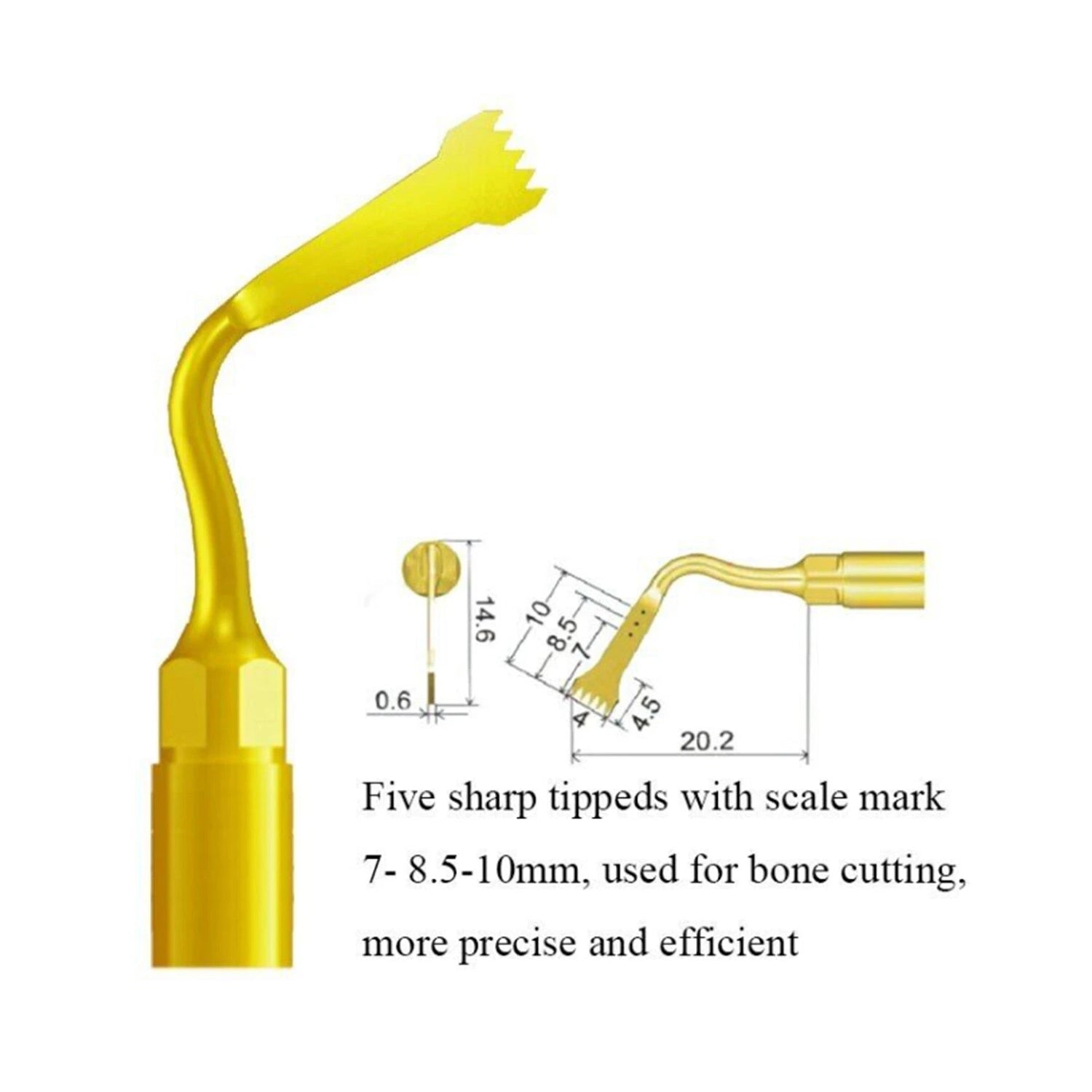 Woodpecker US2 Piezo Bone Surgery Tip 1 PC - azdentall.com