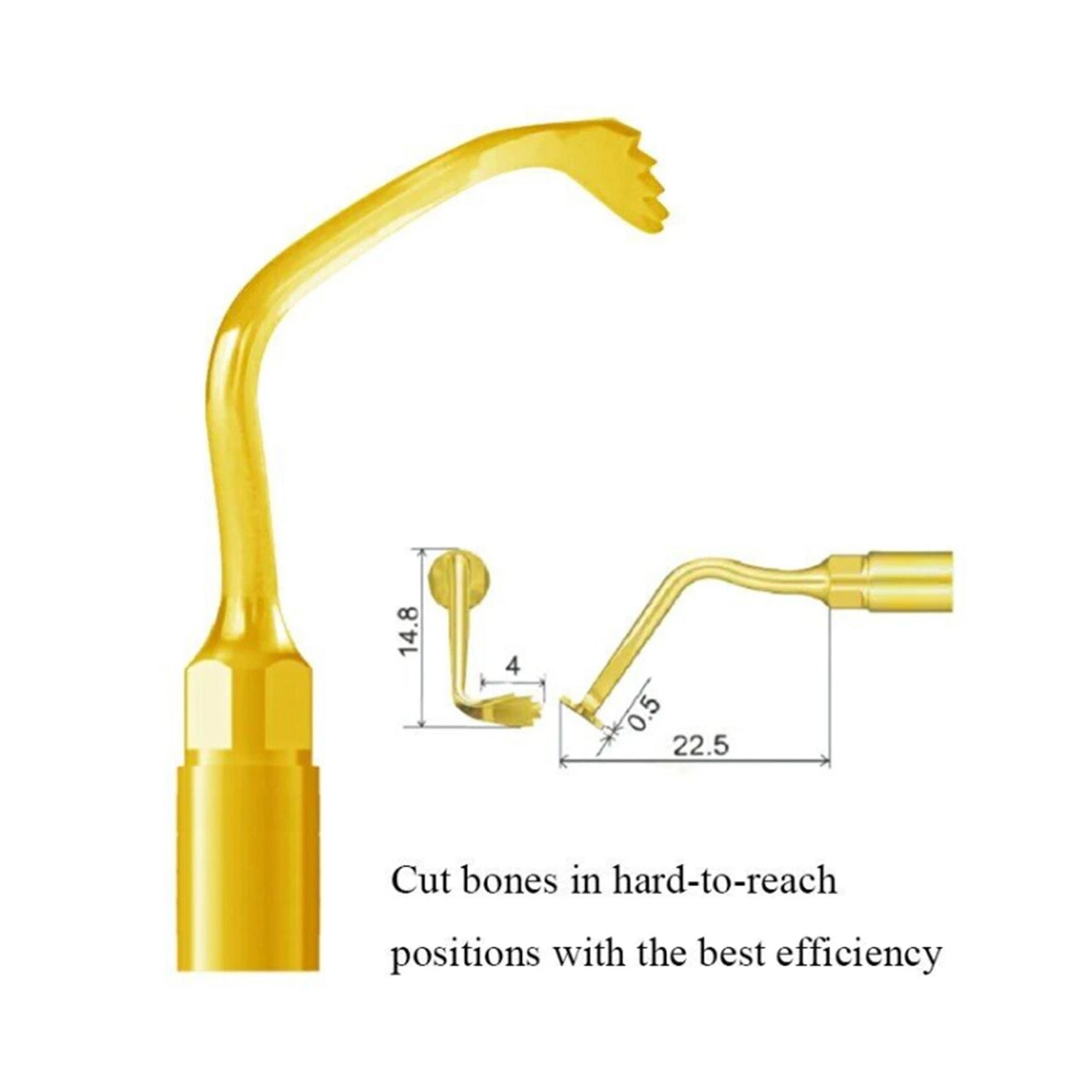 Woodpecker US1R Piezo Bone Surgery Tip 1 PC - azdentall.com