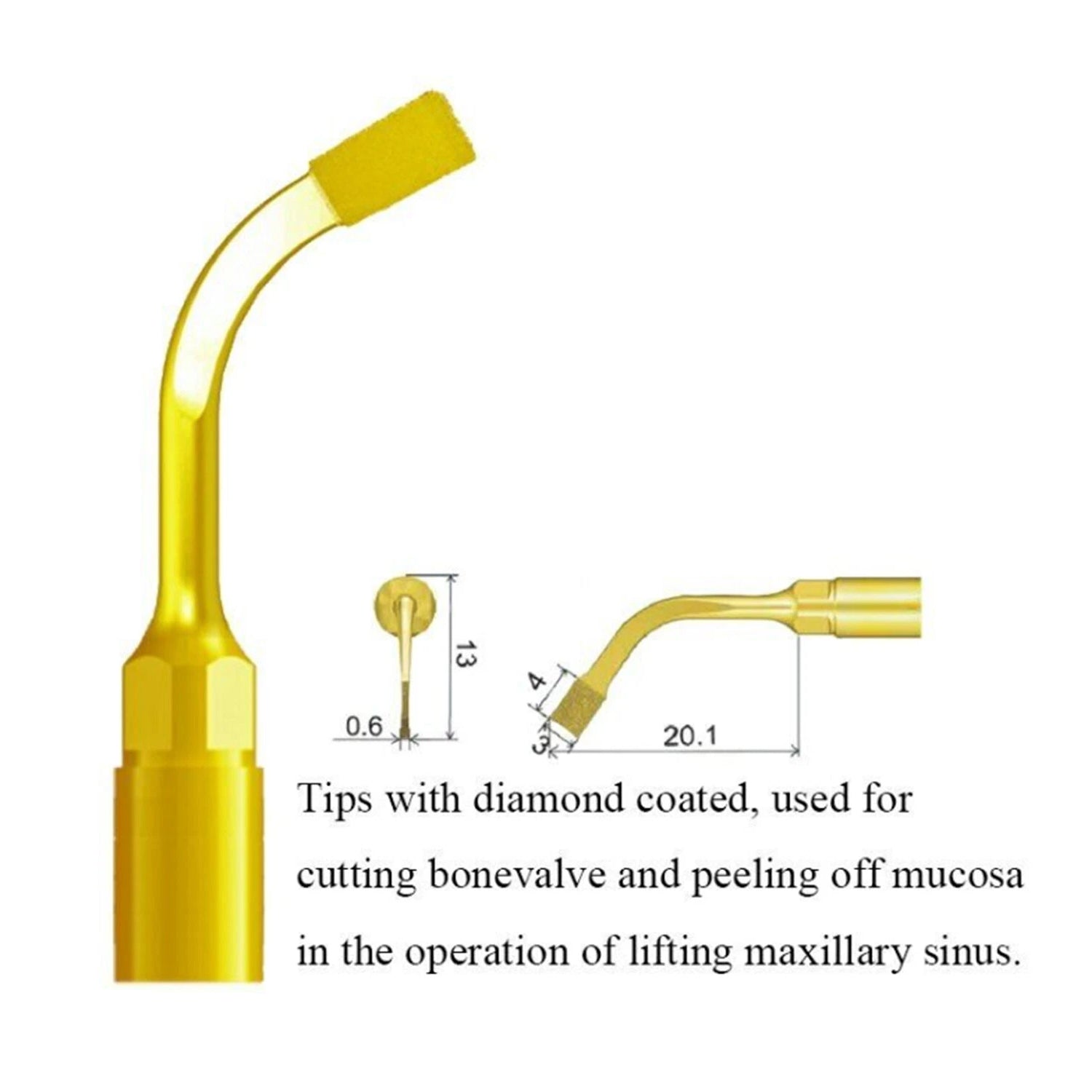 Woodpecker UL4 Piezo Bone Surgery Tip 1 PC - azdentall.com