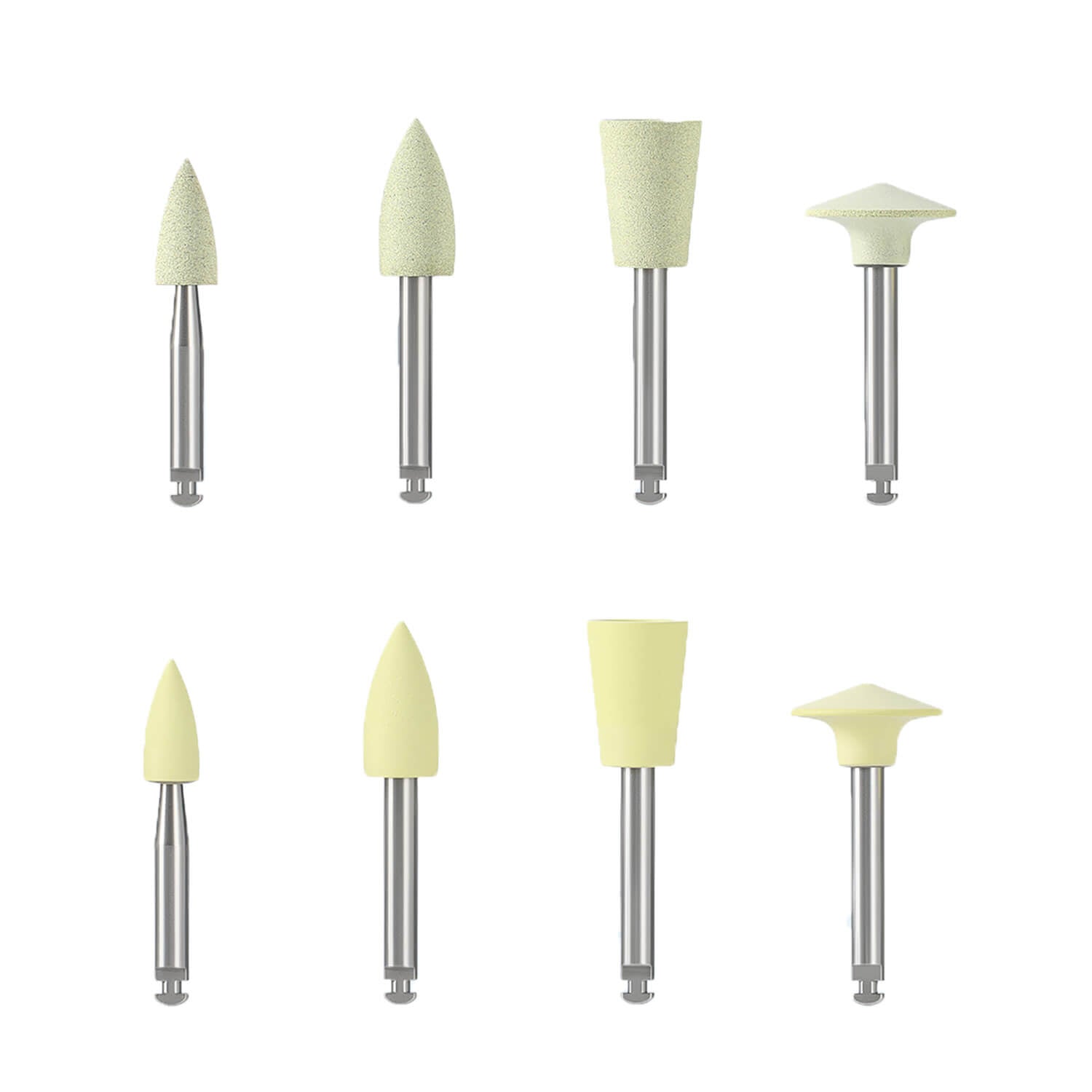 Dental Composite Silicone Polishing Kit RA2.35mm Medium and Fine 8Pcs/Box - azdentall.com