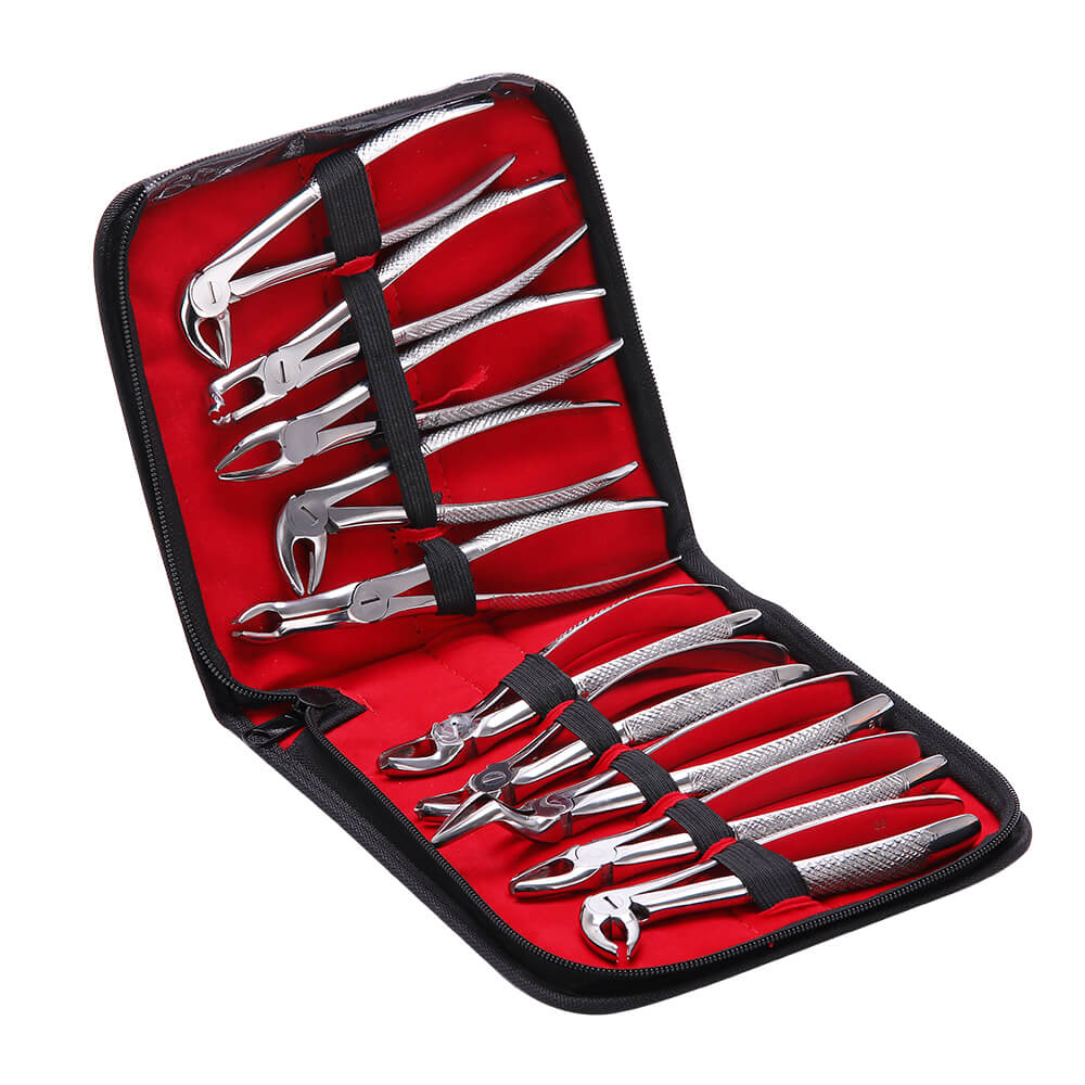 Dental Surgical Tooth Extraction Forceps Pliers for Adults 10pcs