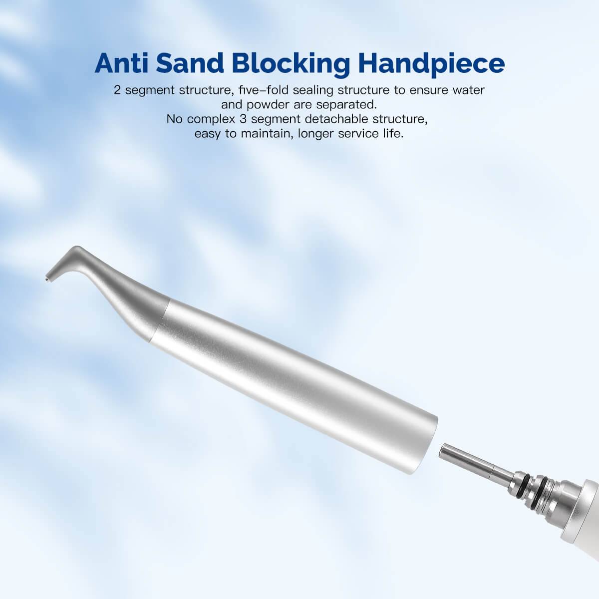 Dental VRN-DQ40 Ultrasonic Scaler Air Polisher Sandblasting Periodontal Therapy System LED Handpiece - azdentall.com