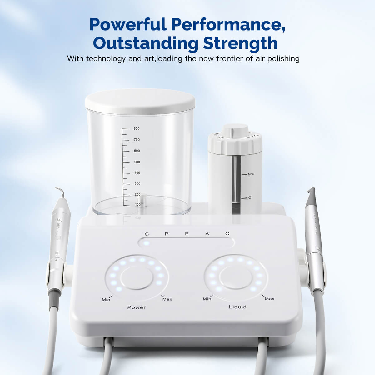 Dental VRN-DQ40 Ultrasonic Scaler Air Polisher Sandblasting Periodontal Therapy System LED Handpiece - azdentall.com