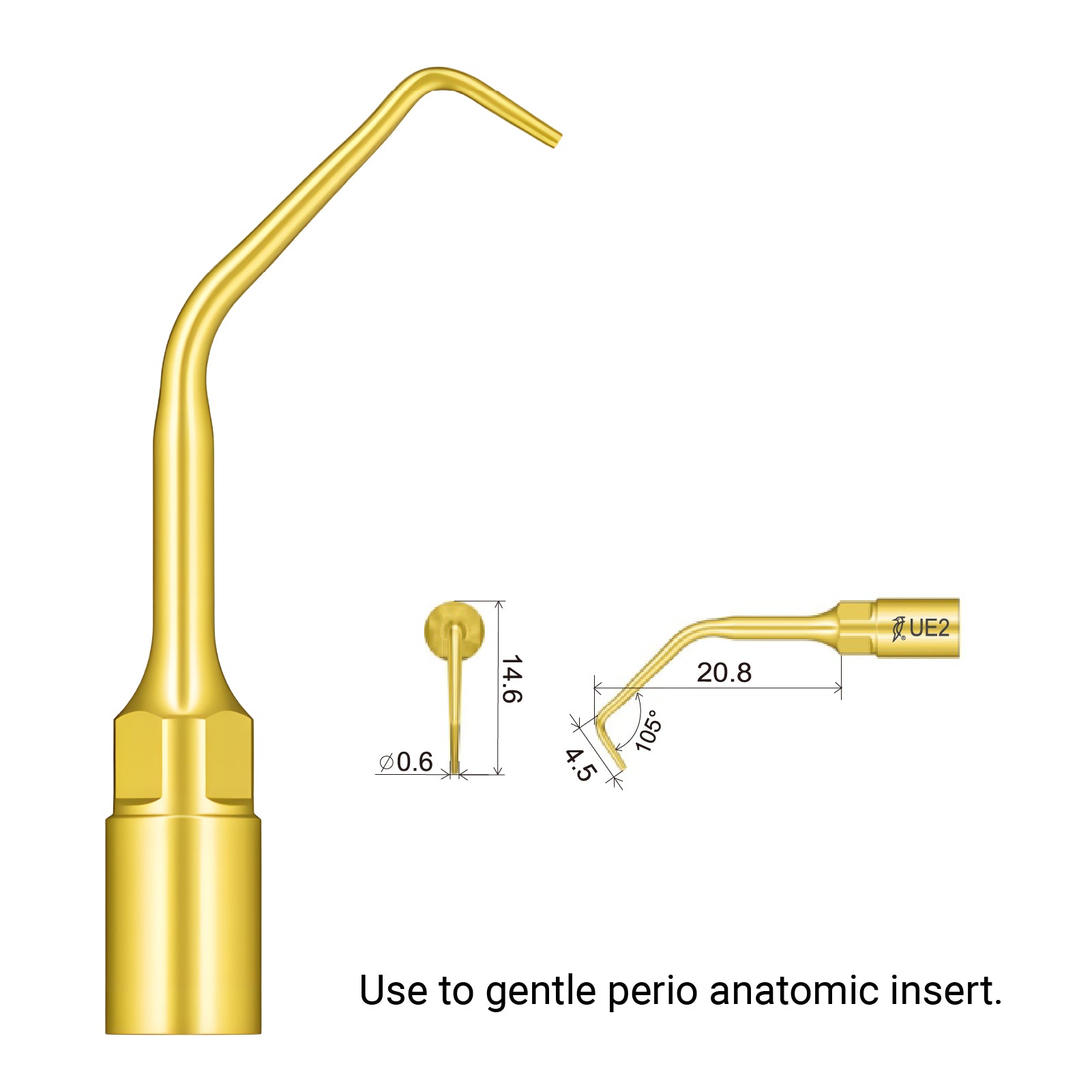 Woodpecker UE2 Piezo Bone Surgery Tip 1 PC - azdentall.com