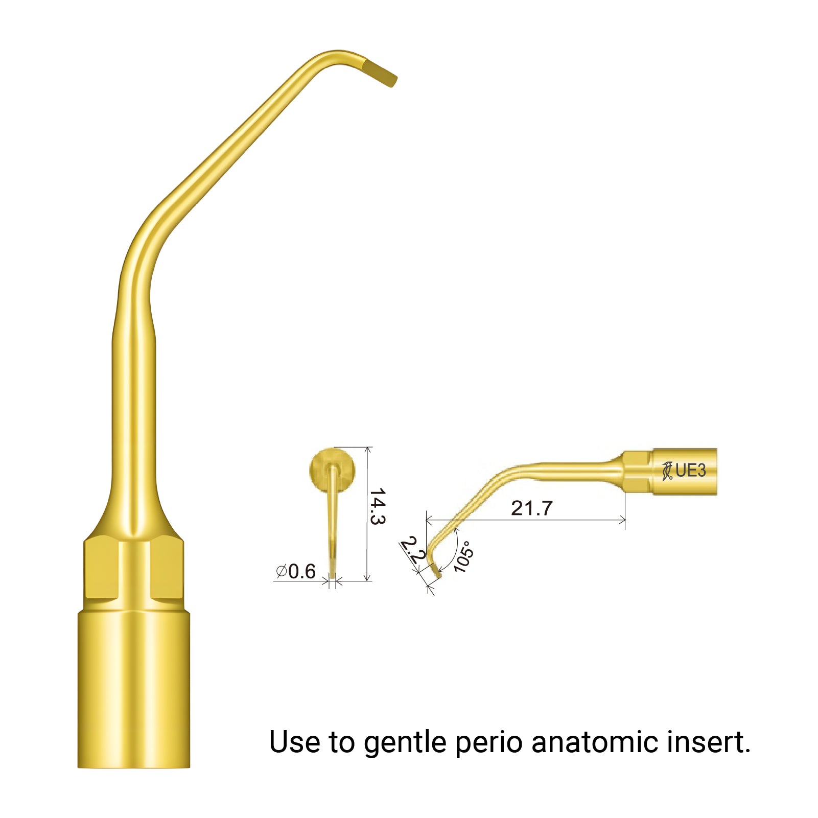 Woodpecker UE3 Piezo Bone Surgery Tip 1 PC - azdentall.com