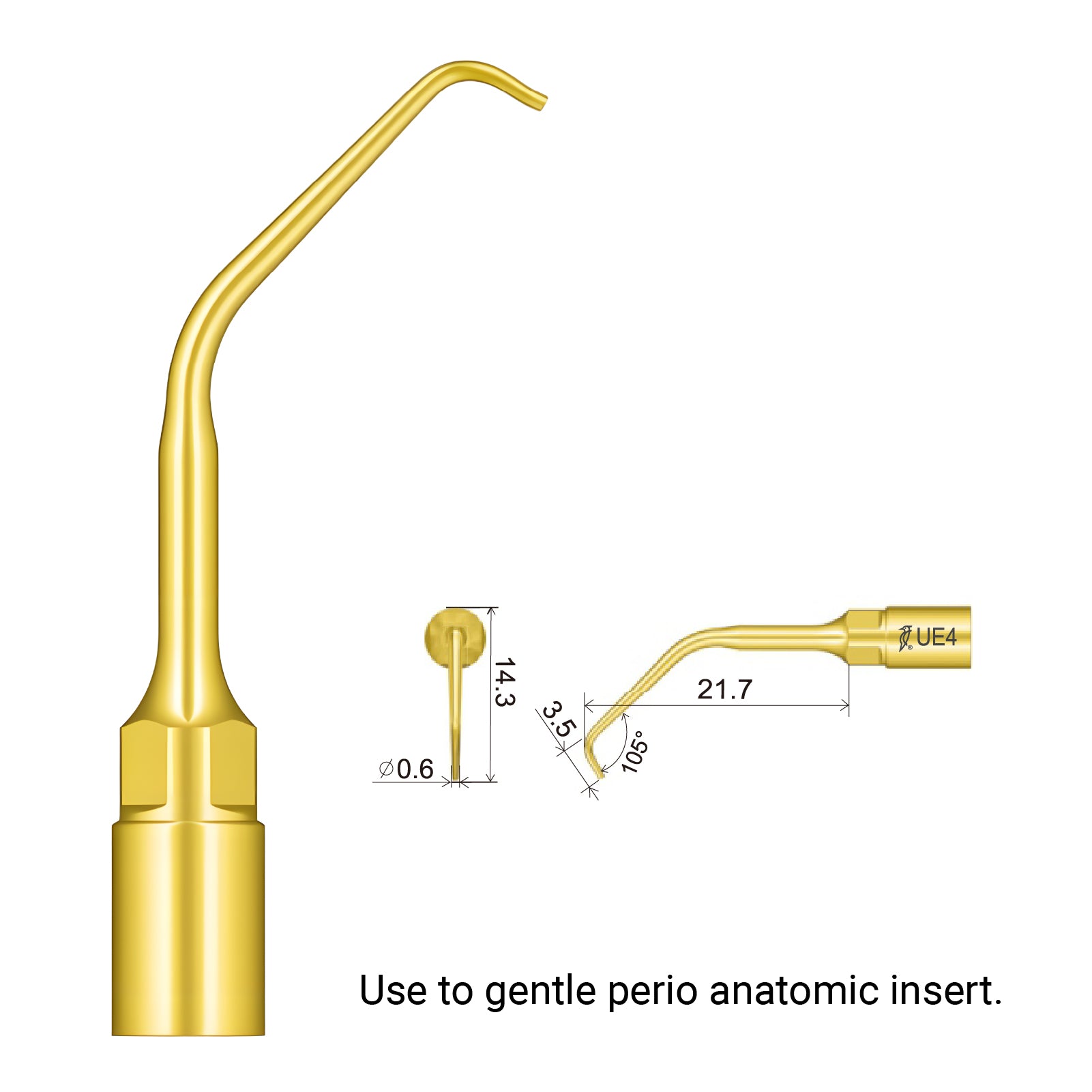 Woodpecker UE4 Piezo Bone Surgery Tip 1 PC - azdentall.com