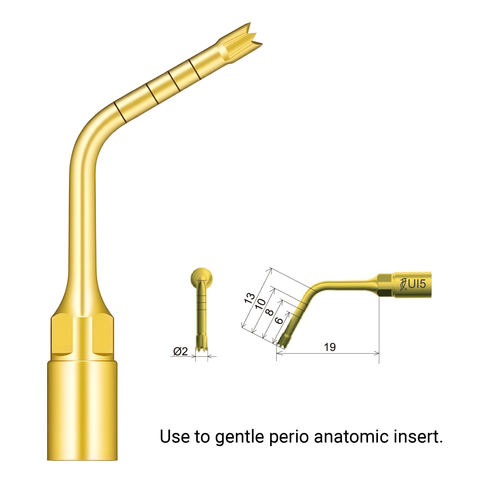 Woodpecker UI5 Piezo Bone Surgery Tip 1 PC - azdentall.com