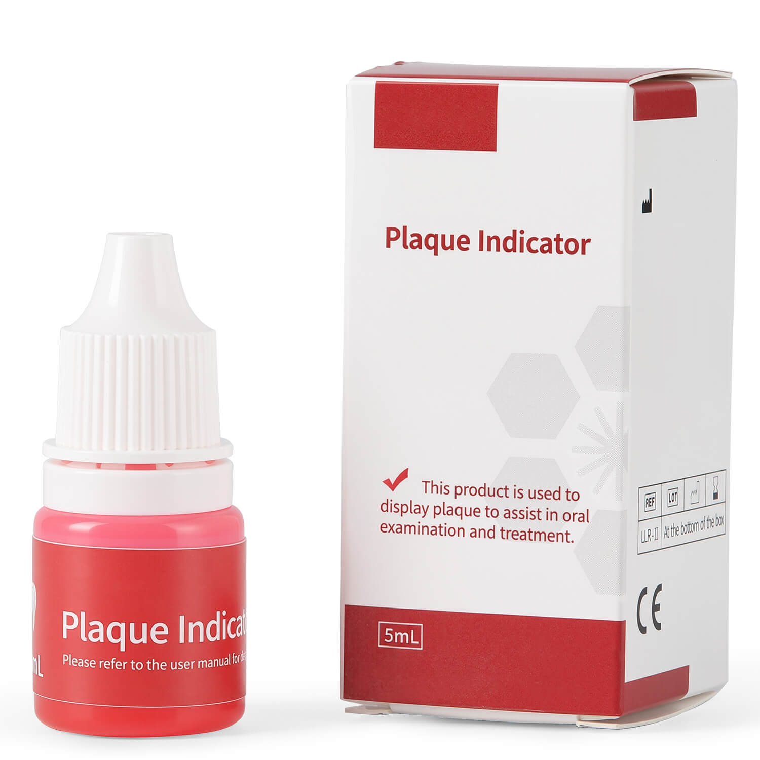 Dental Plaque Disclosing Agent Oral Tartar Test Examination Plaque Indicator 5ml - azdentall.com