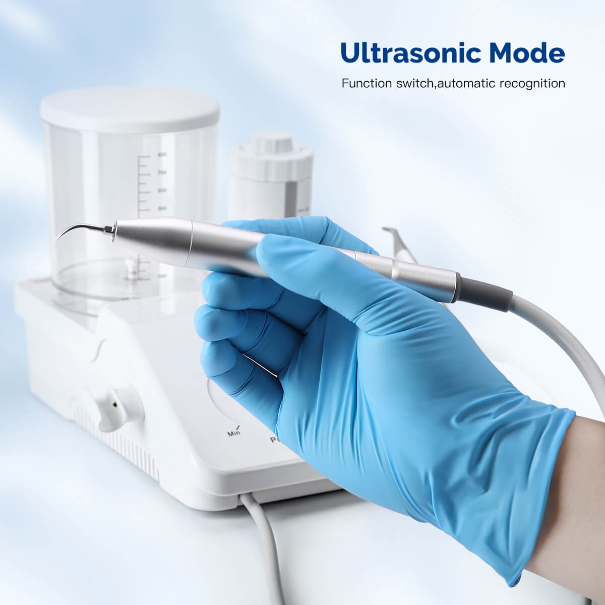 Dental VRN-DQ40 Ultrasonic Scaler Air Polisher Sandblasting Periodontal Therapy System LED Handpiece - azdentall.com