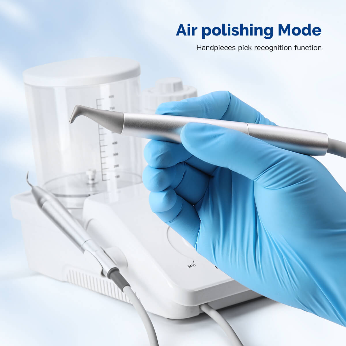Dental VRN-DQ40 Ultrasonic Scaler Air Polisher Sandblasting Periodontal Therapy System LED Handpiece - azdentall.com