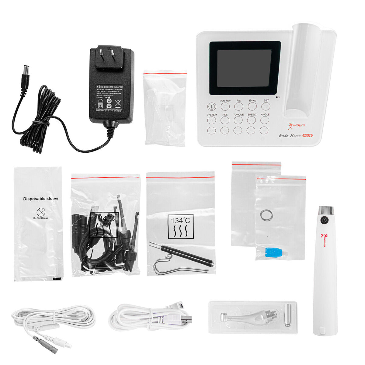Woodpecker Endo Radar Pro Brushless 6:1 Speed Ratio 360° Rotatable Handpiece - azdentall.com