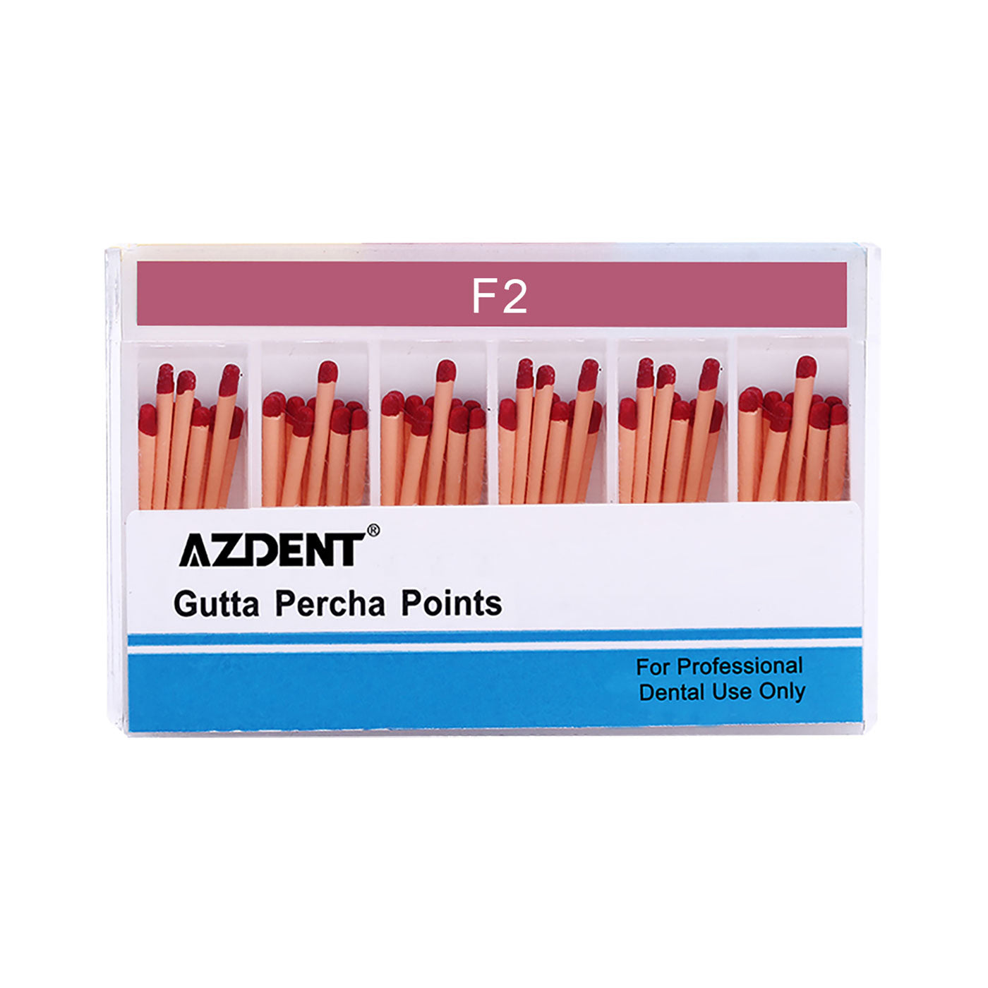 AZDENT Gutta Percha Points F2 Color Coded 60pcs/Box - azdentall.com