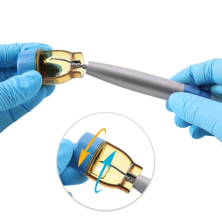 Dental Air Scaler Handpiece with Fiber Optic 3 Power Levels 3 Tips - azdentall.com