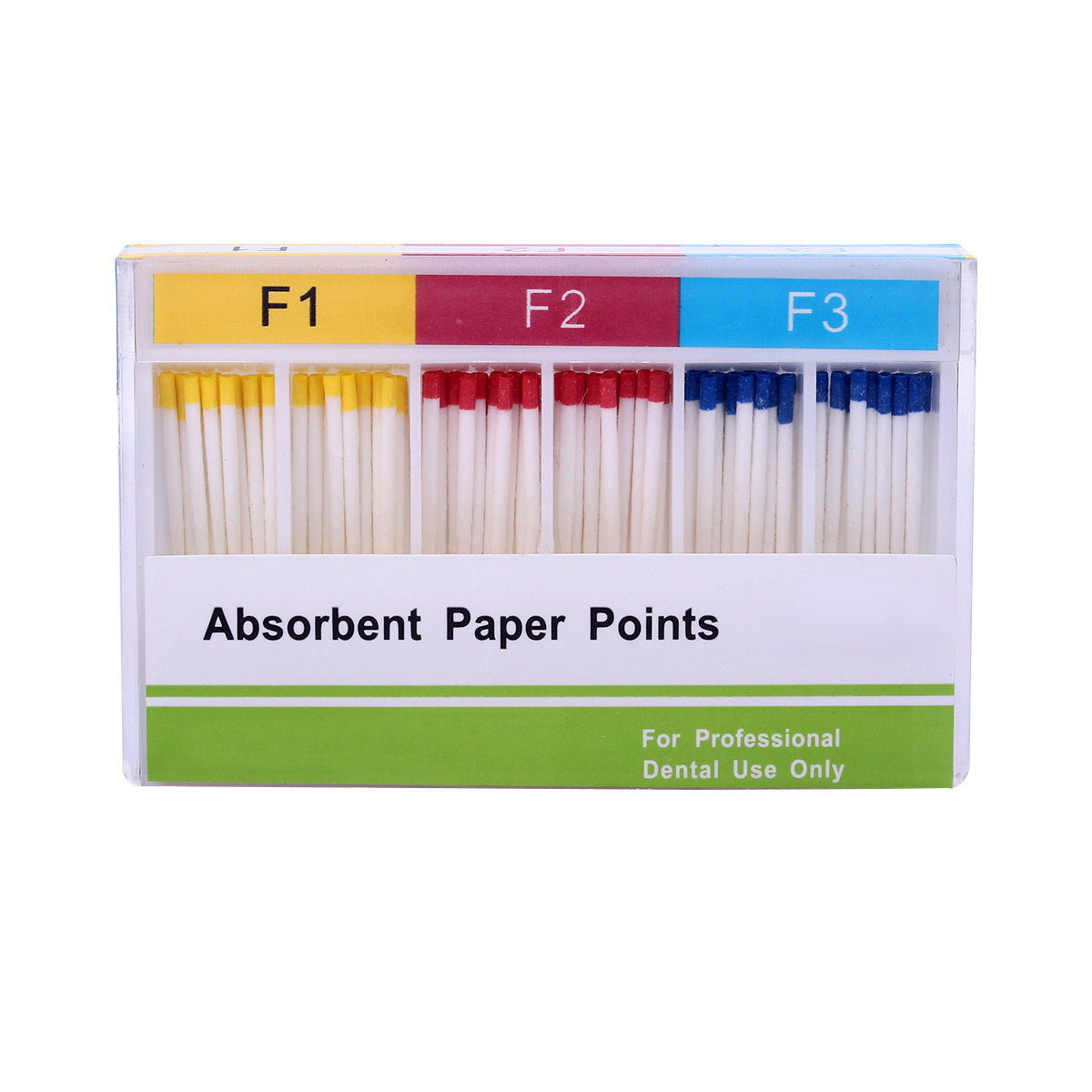 Absorbent Paper Points F Series Mixed F1 F2 F3 100/Box - azdentall.com