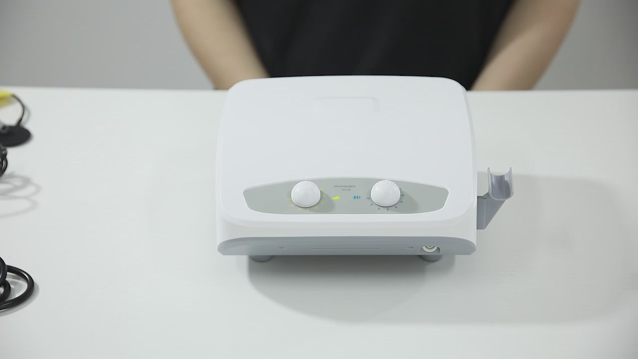 Load video: Dental Electrosurgical Unit Cutting Unit with 7 Electrodes NIB - azdentall.com