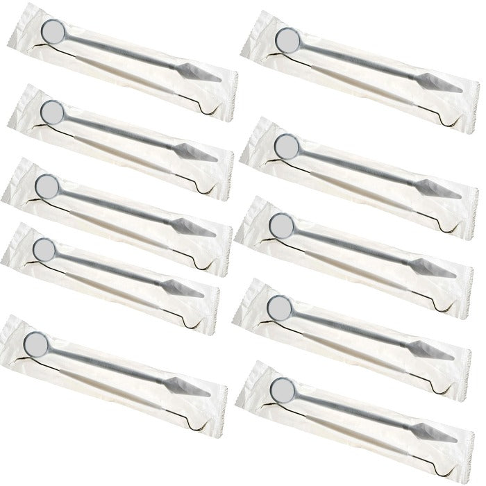 Dental Disposable Instrument kit Mirror and Explorer Probe 10Kits - azdentall.com