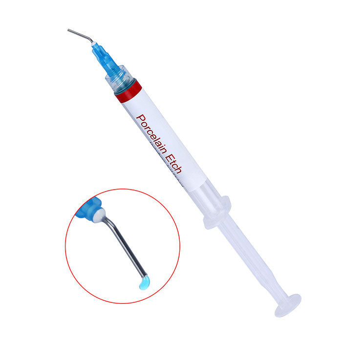 Dental Porcelain Etch Gel 9.5% Hydrofluoric Acid Etchant 2.5ml/Syringe - azdentall.com