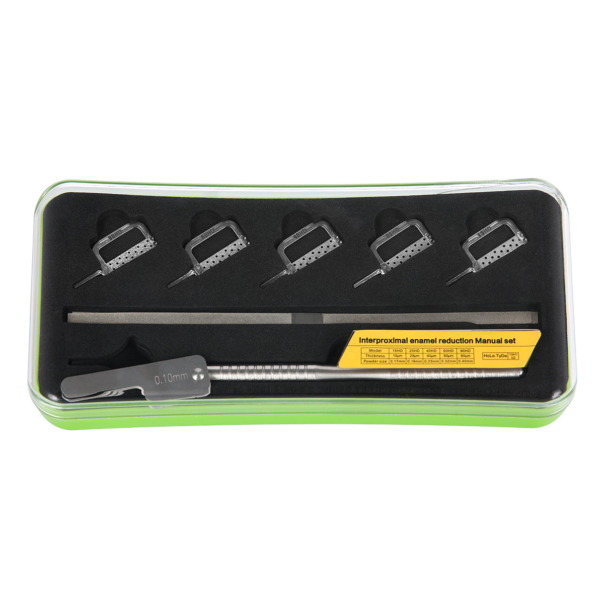 thumbnail image 2 of Dental Orthodontic Interproximal Enamel Reduction Kit – Handle & Strips 15 25 40 60 90 HD 2 of 4