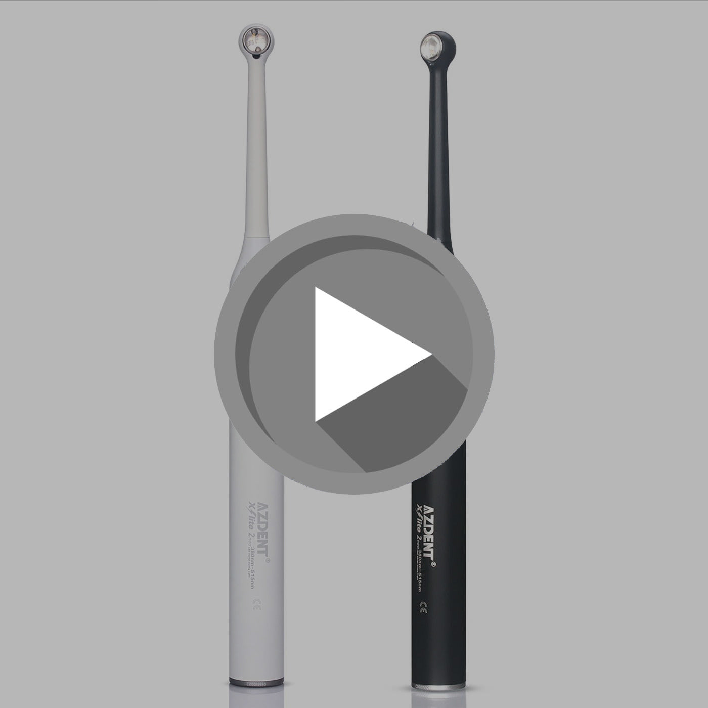 Load video: AZDENT LED Curing Light Wireless Wide Spectrum 385-515nm 2300mW/Cm² High Power Easy Operation-azdentall.com