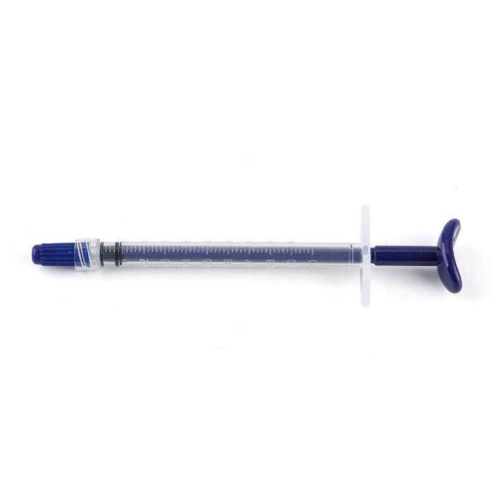 Dental Endo Irrigation Syringe Plastic Blue 1ML 1pc/pack - azdentall.com