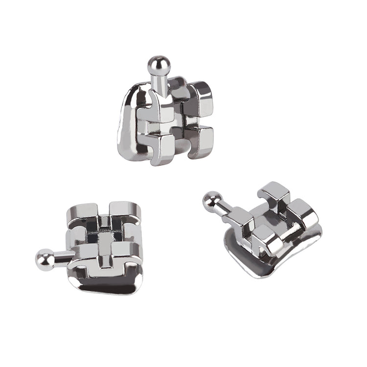 AZDENT Dental Metal Brackets Mini Edgewise Slot .022 Hooks on 3 20pcs/Pack - azdentall.com