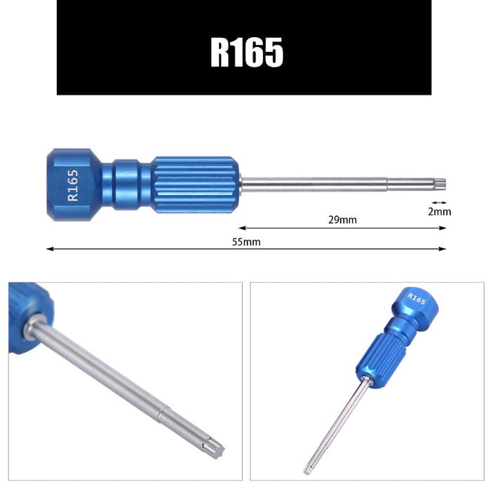 Dental Implant Screw Driver Manual Use R165, Blue Color - azdentall.com