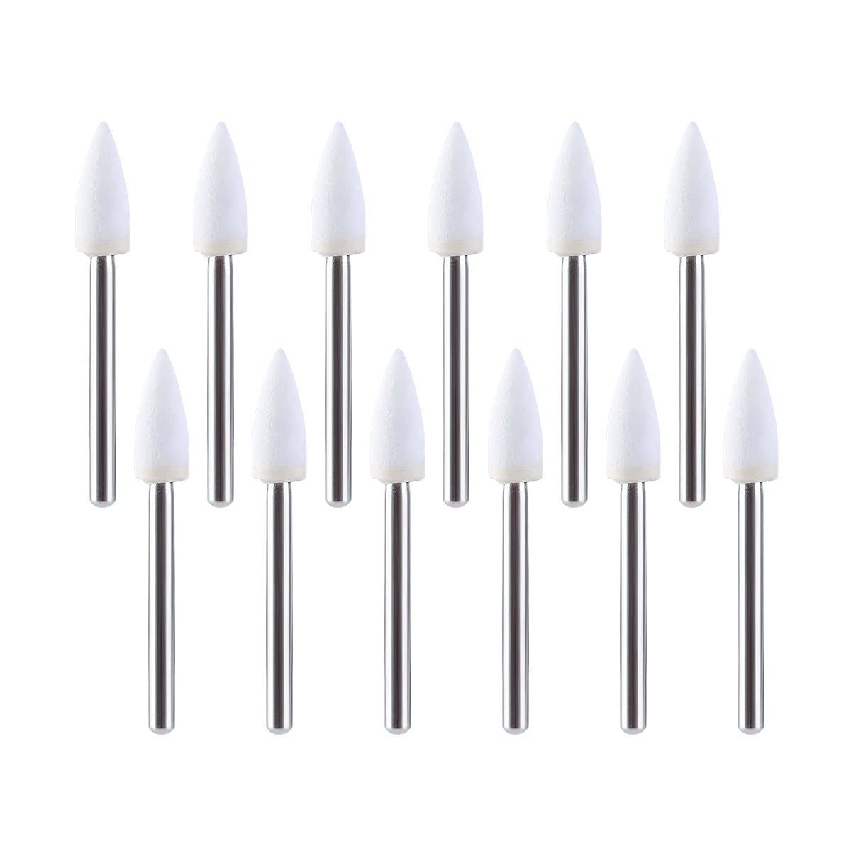 AZDENT Dental Polishing Kit FG Burs Flame Shape White Stone 12pcs Kit azdent-dental-polishing-kit-fg-burs-flame-shape-white-stone-12pcs-kit